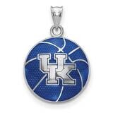 University of Kentucky Domed Enameled Basketball Pendant Sterling Silver SS509UK, MPN: SS509UK, 634…