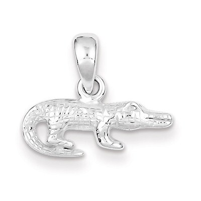 Alligator Charm Sterling Silver QC6129, MPN: QC6129, 883957914657