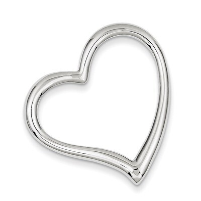 Heart Slide Sterling Silver QP1381, MPN: QP1381, 191101561009