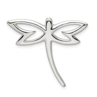Dragonfly Chain Slide Sterling Silver Polished QC11032, MPN: QC11032,