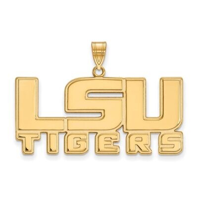 Louisiana State University Large Pendant 14k Yellow Gold 4Y044LSU, MPN: 4Y044LSU, 886774881973
