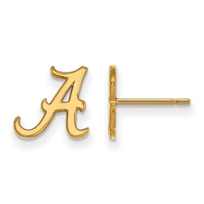 University of Alabama x-Small Post Earring 14k Yellow Gold 4Y008UAL, MPN: 4Y008UAL, 886774867700