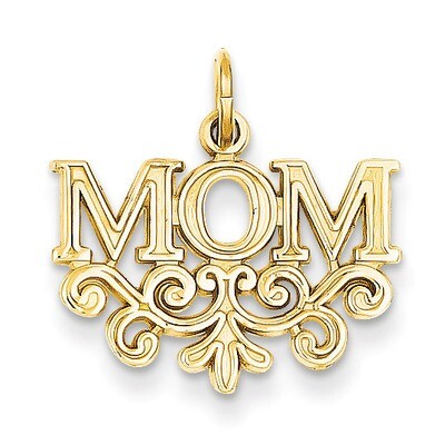 Mom Charm 14k Gold C363, MPN: C363, 883957859972