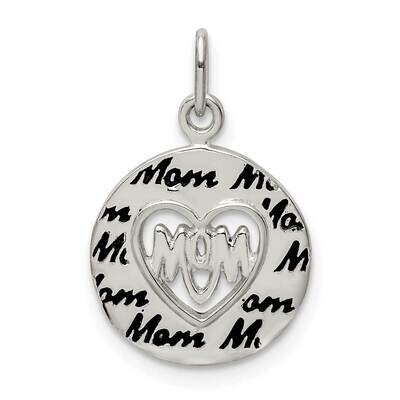 Enamel MOM Charm Sterling Silver QC9495, MPN: QC9495, 886774099996