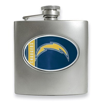 Los Angeles Chargers Stainless Steel Hip Flask GC349, MPN: GC349, 89006596229