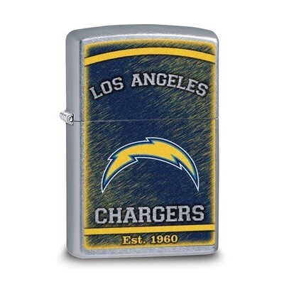 Zippo Los Angeles Chargers High Polish Chrome Lighter GL6582, MPN: GL6582, 191693109009
