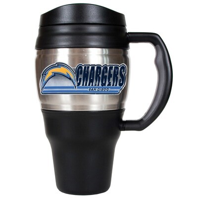NFL Los Angeles Chargers 20oz Stainless Steel Travel Mug GC5083, MPN: GC5083, 89006563986