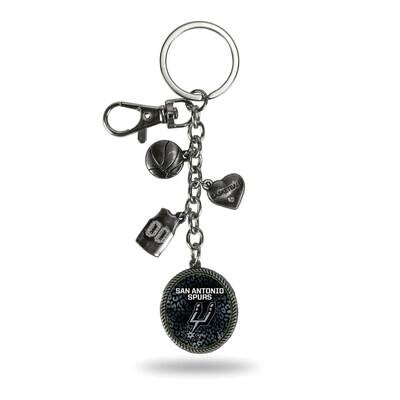 NBA San Antonio Spurs Sparo Charm Key Ring GC6922, MPN: GC6922, 767345693297