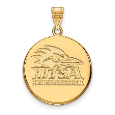 University of Texas at San Antonio Large Disc Pendant 14k Yellow Gold 4Y001UTS, MPN: 4Y001UTS, 8867…