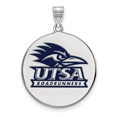 University of Texas at San Antonio XLarge Enamel Disc Pendant Sterling Silver SS003UTS, MPN: SS003U…