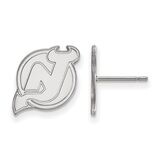 New Jersey Devils Small Post Earring 10k White Gold 1W008DVL, MPN: 1W008DVL, 886774776118