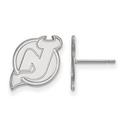 New Jersey Devils Small Post Earring 14k White Gold 4W008DVL, MPN: 4W008DVL, 886774834948