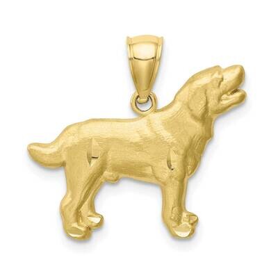 Diamond-Cut Labrador Retriever Pendant 10k Gold 10C4736, MPN: 10C4736,