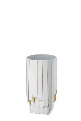 Rosenthal Strip White - Gold - Zaha Hadid Vase 11 3/4 Inchch, MPN: 14489-426275-26030, 790955139152