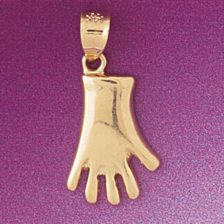 Dazzlers Jewelry Glove Pendant Necklace Charm Bracelet in Yellow, White or Rose Gold 6684, MPN: DZ-…