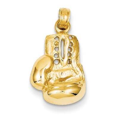 Lg Boxing Glove Charm 14k Gold K4962, MPN: K4962, 637218163229