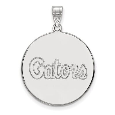 University of Florida Extra Large Disc Pendant Sterling Silver SS086UFL, MPN: SS086UFL, 886774706412