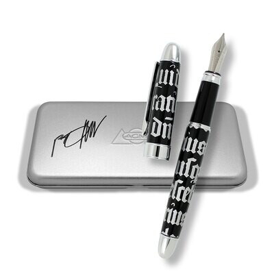 Acme Gothic Script Silver Signed Standard Fountain Pen PRD36FAES, MPN: PRD36FAES