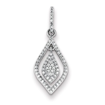 Fashion Pendant Sterling Silver Diamond QP3455, MPN: QP3455, 883957462301