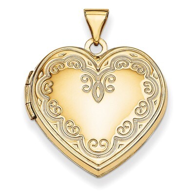 Heart Locket 14k Yellow Gold XL194, MPN: XL194, 886774127637