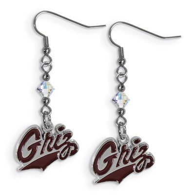NHL Los Angeles Kings Crystal Dangle Earrings GC5974