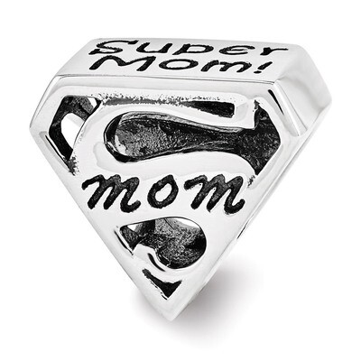 Super Mom Bead - Sterling Silver QRS3415, MPN: QRS3415, 886774964201
