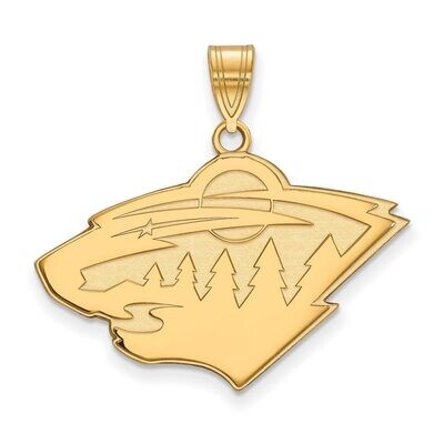 Minnesota Wild Large Pendant 10k Yellow Gold 1Y004WIL, MPN: 1Y004WIL, 886774734897