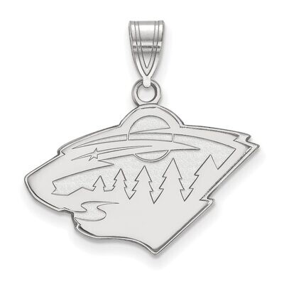 Minnesota Wild Medium Pendant 14k White Gold 4W003WIL, MPN: 4W003WIL, 886774736549