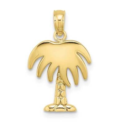 Charleston Palm Tree Charm 10k Gold 10K8005, MPN: 10K8005,