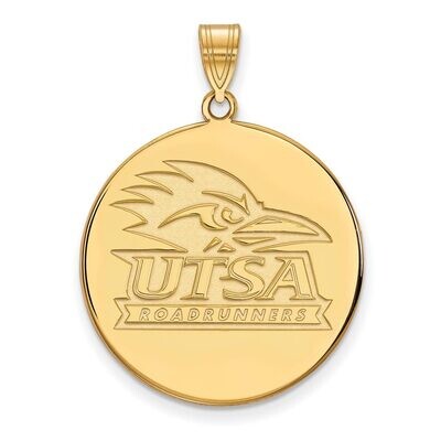 University of Texas at San Antonio x-Large Disc Pendant Gold-plated Silver GP002UTS, MPN: GP002UTS,…