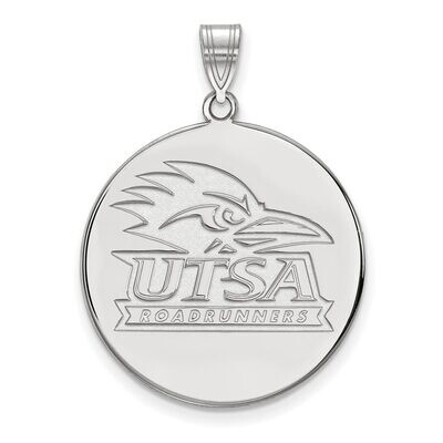 University of Texas at San Antonio x-Large Disc Pendant 14k White Gold 4W002UTS, MPN: 4W002UTS, 886…