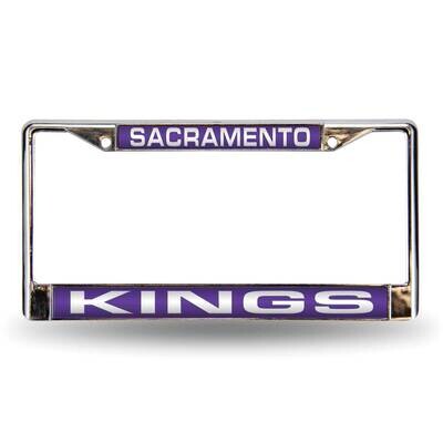 NBA Sacramento Kings Purple Laser Chrome Car License Plate Frame GC7065, MPN: GC7065, 94746403508