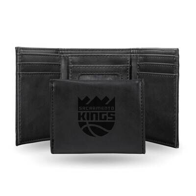 NBA Sacramento Kings Black Faux Leather Trifold Wallet GC7734, MPN: GC7734, 767345899040