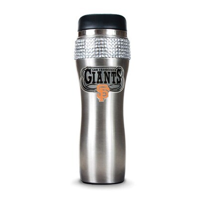 Giants Silver Jeweled 14oz Stainless Tumbler GC3986, MPN: GC3986, 89006554465