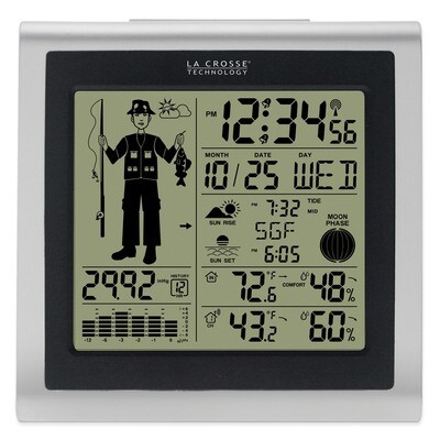 Wireless Forecast Station with Fisherman Icon GM19002, MPN: GM19002, 757456985688