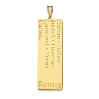 7 Name Family Pendant 10k Gold 10XNA1279Y, MPN: 10XNA1279Y,