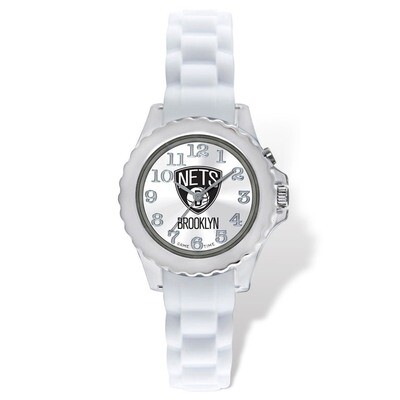Brooklyn Nets Flash White Watch Strap Youth XWM2362, MPN: XWM2362, 846043153958