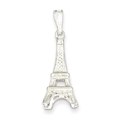 Eiffel Tower Pendant Sterling Silver QC3864, MPN: QC3864, 883957977522