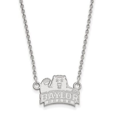 Baylor University Small Pendant with Necklace Sterling Silver SS013BU-18, MPN: SS013BU-18, 88677467…