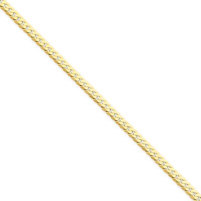 3.9mm Beveled Curb Chain 16 Inch 14k Gold FBU100-16, MPN: FBU100-16, 886774417349