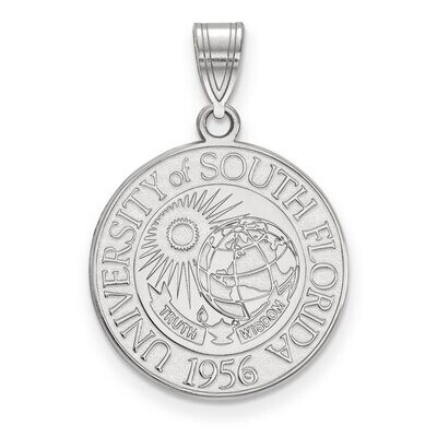 University of South Florida Large Crest Sterling Silver SS020USFL, MPN: SS020USFL, 886774716855