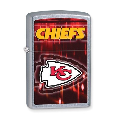 Zippo Kansas City Chiefs High Polish Chrome Lighter GL6572, MPN: GL6572, 191693108996