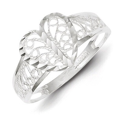 Heart Ring Sterling Silver QR2367, MPN: QR2367, 883957248400