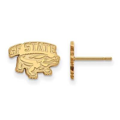 San Francisco State University Extra-Small Post Earrings Gold-plated Sterling Silver GP010SFU, MPN:…