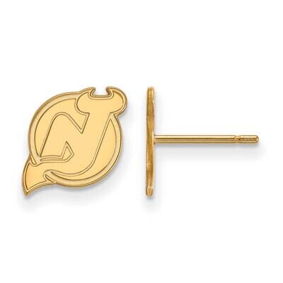 New Jersey Devils Extra-Small Post Earrings Gold-plated Sterling Silver GP006DVL, MPN: GP006DVL, 19…
