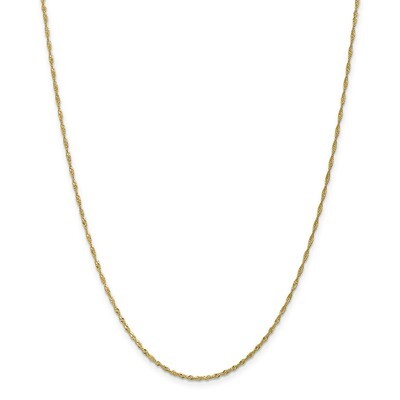 16 Inch 1.4mm Singapore Chain 10k Gold 10PE52-16, MPN: 10PE52-16, 191101599354