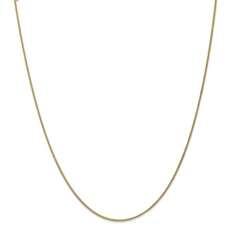 16 Inch 1.25mm Spiga Chain 10k Gold 10SPG030-16, MPN: 10SPG030-16, 191101601361