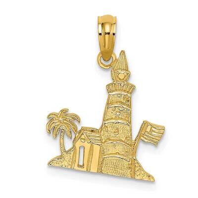 Lighthouse Charm 14k Gold D1352, MPN: D1352, 637218010622