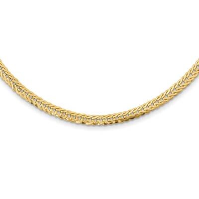 Fancy Link 17 Inch Necklace 14k Gold Polished SF2815-17, MPN: SF2815-17, 883957929231