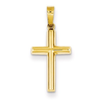 Hollow Cross Pendant 14k Gold XR165, MPN: XR165, 886774131610